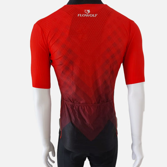 FLOWOLF Performance Cycling Jersey Men's - Red
