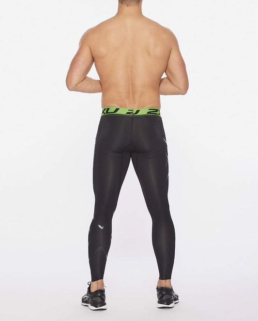 2XU SA - Men's Refresh Recovery Compression Tights - Black/Nero