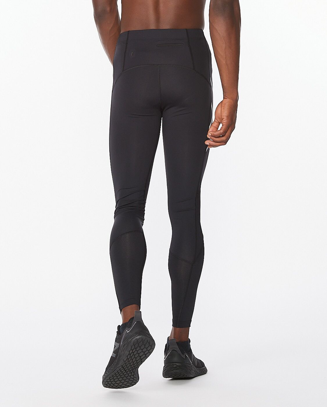 2XU SA - Men's Aero Vent Compression Tights - Black/Silver Reflective