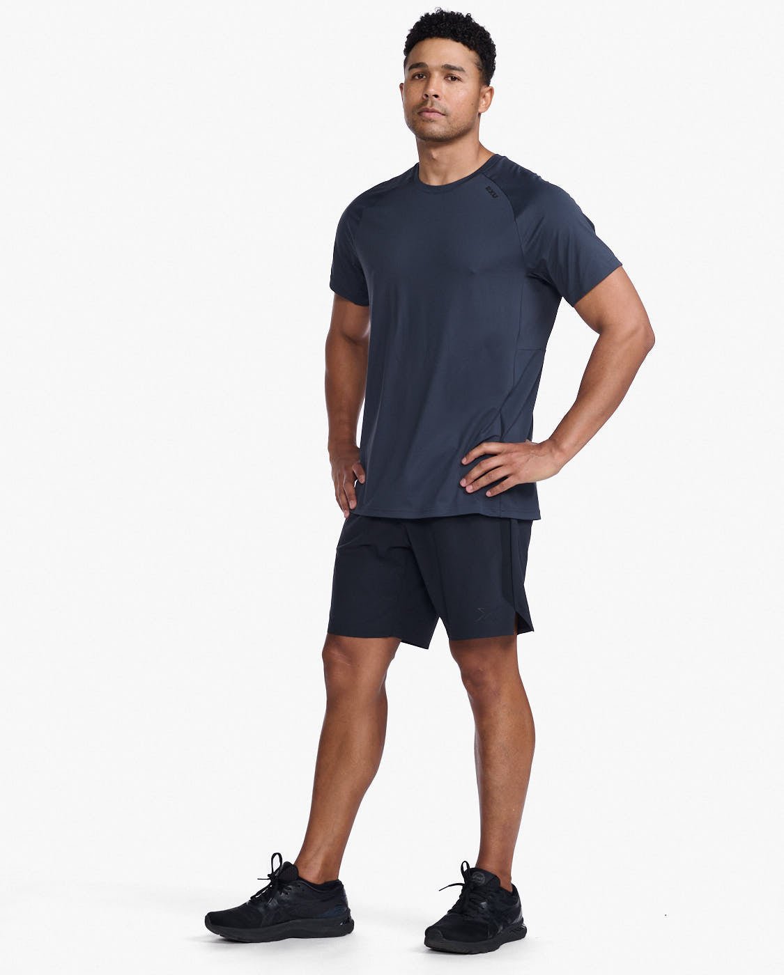 2XU South Africa - Mens Motion Tee - IDK/BLK