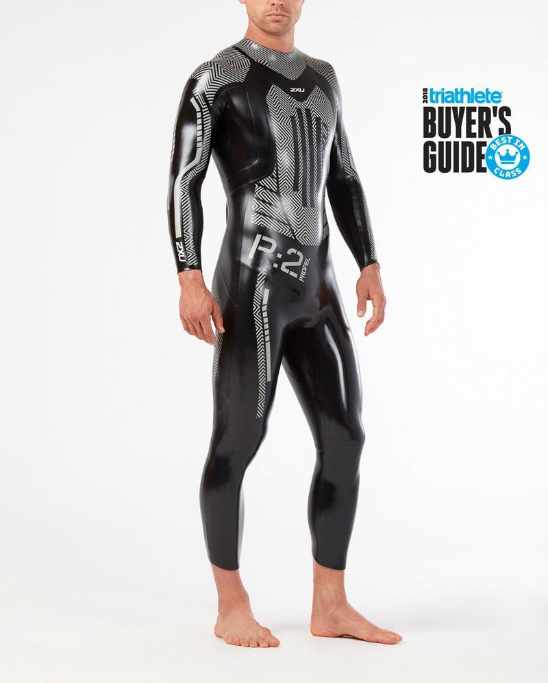 2XU South Africa - Men's Propel:2 Wetsuit - Black/Aloha