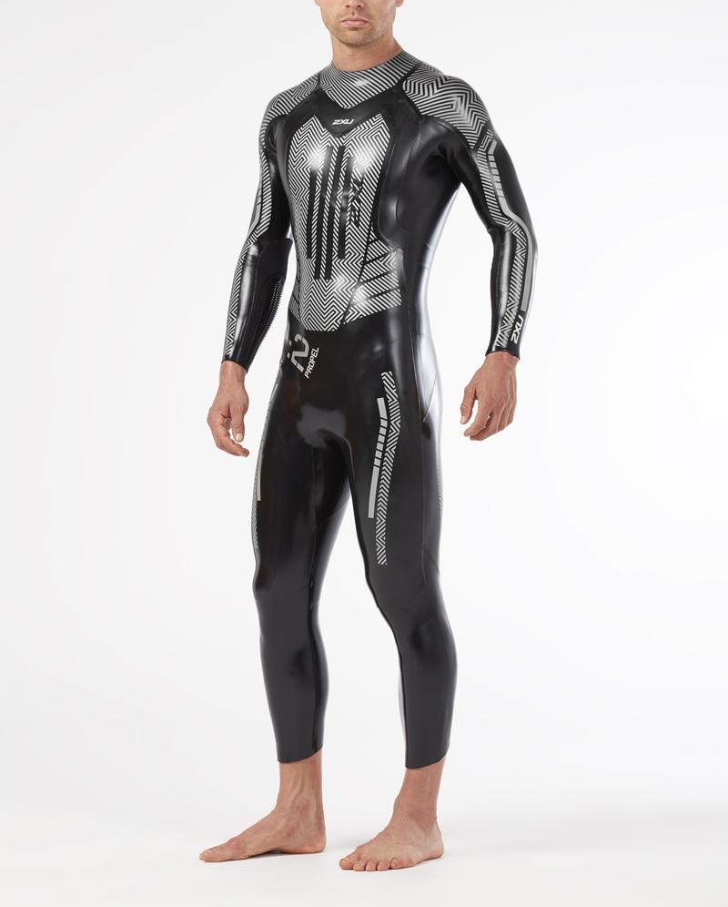 2XU South Africa - Men's Propel:2 Wetsuit - Black/Aloha