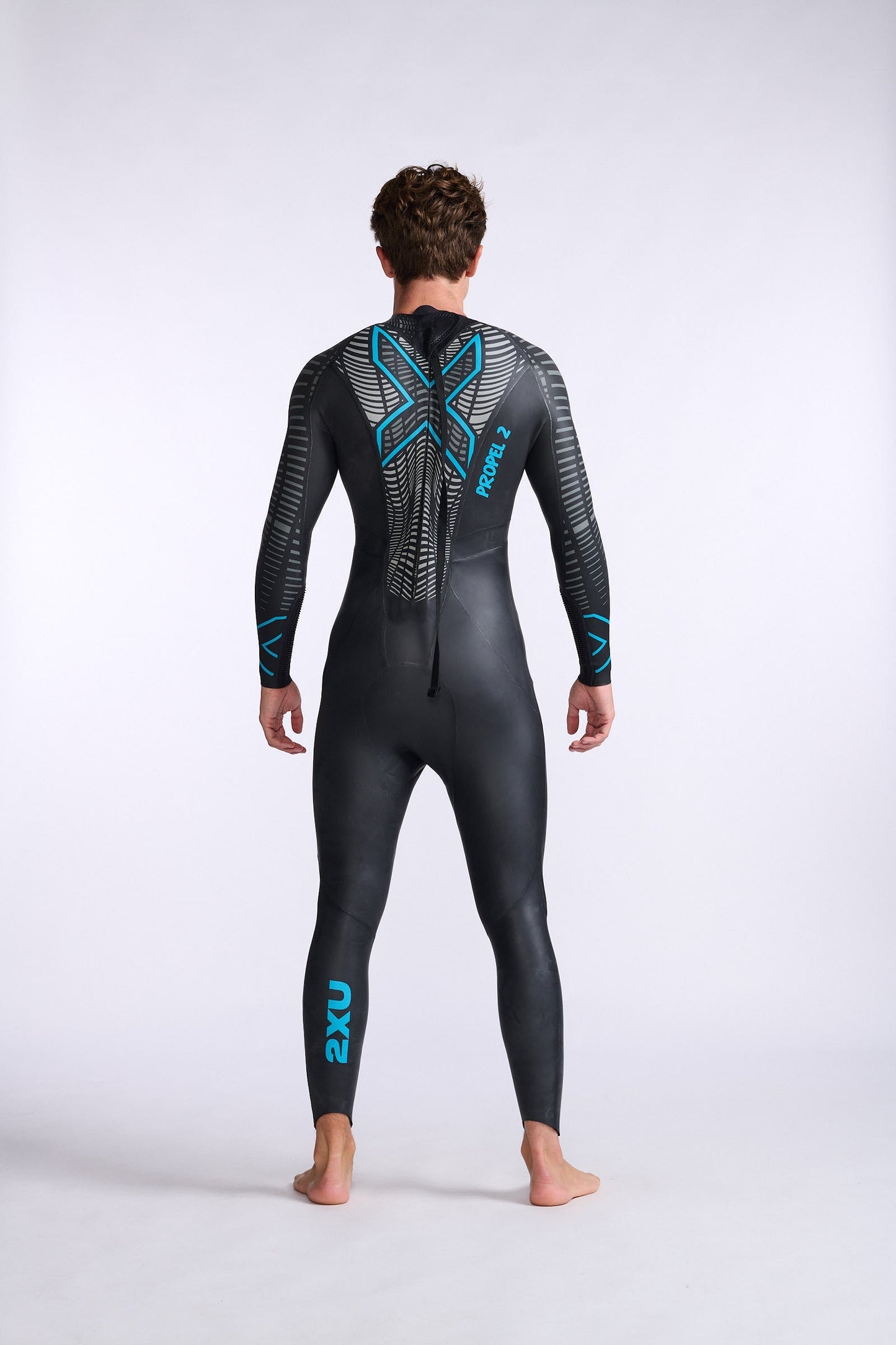 2XU South Africa - Men's Propel:2 Wetsuit - Black/Aloha