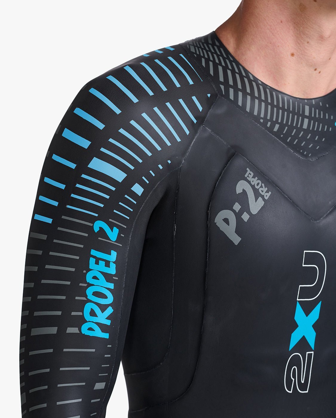 2XU South Africa - Men's Propel:2 Wetsuit - Black/Aloha
