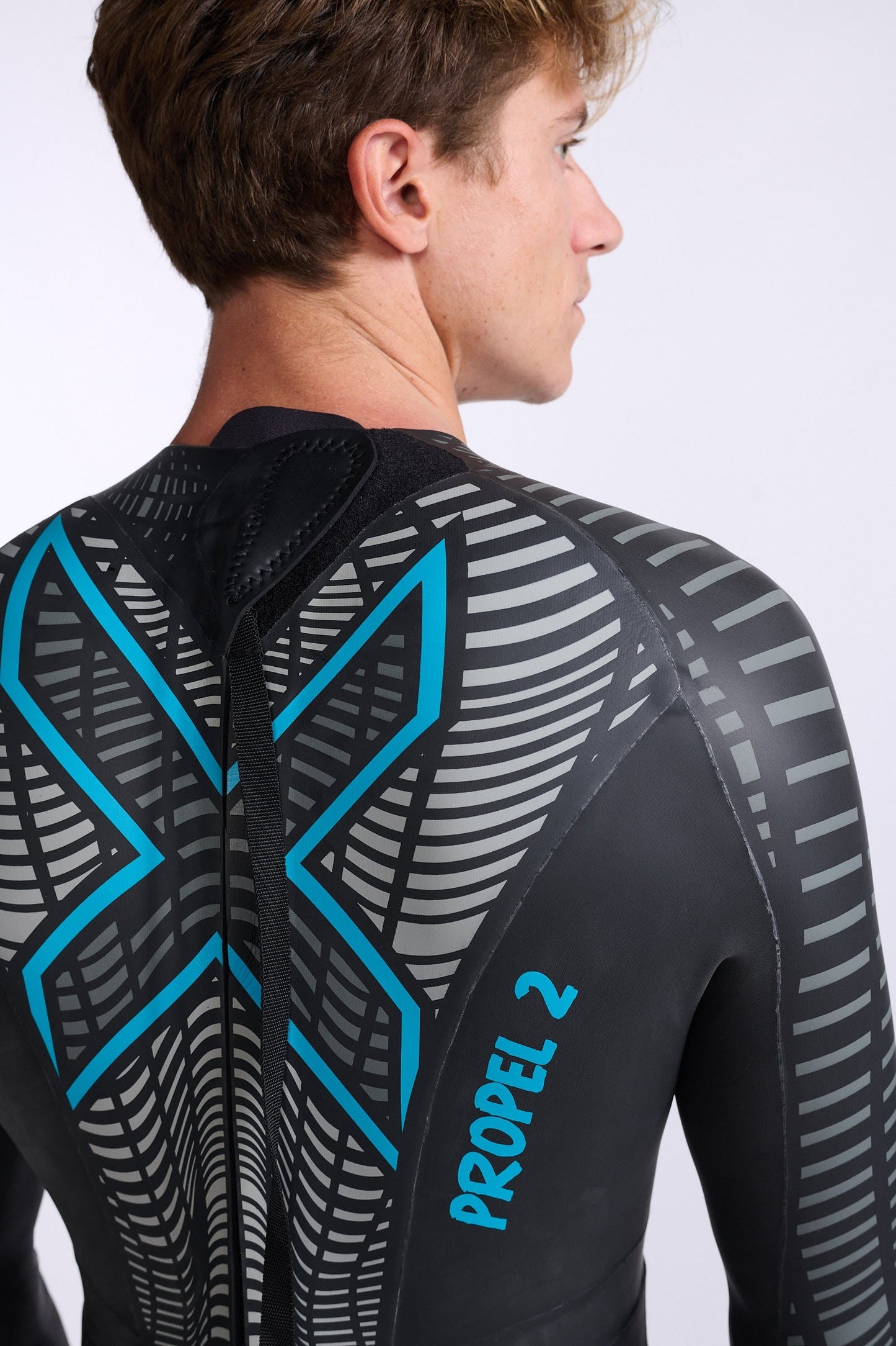 2XU South Africa - Men's Propel:2 Wetsuit - Black/Aloha