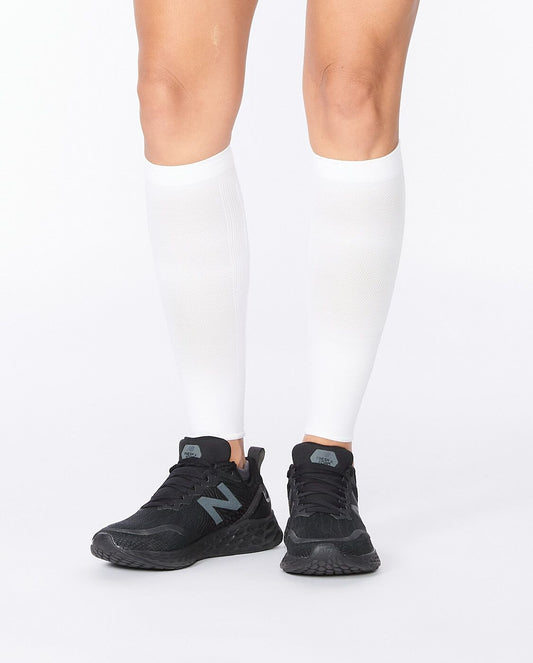 2XU South Africa - X Compression Calf Sleeves - White/White