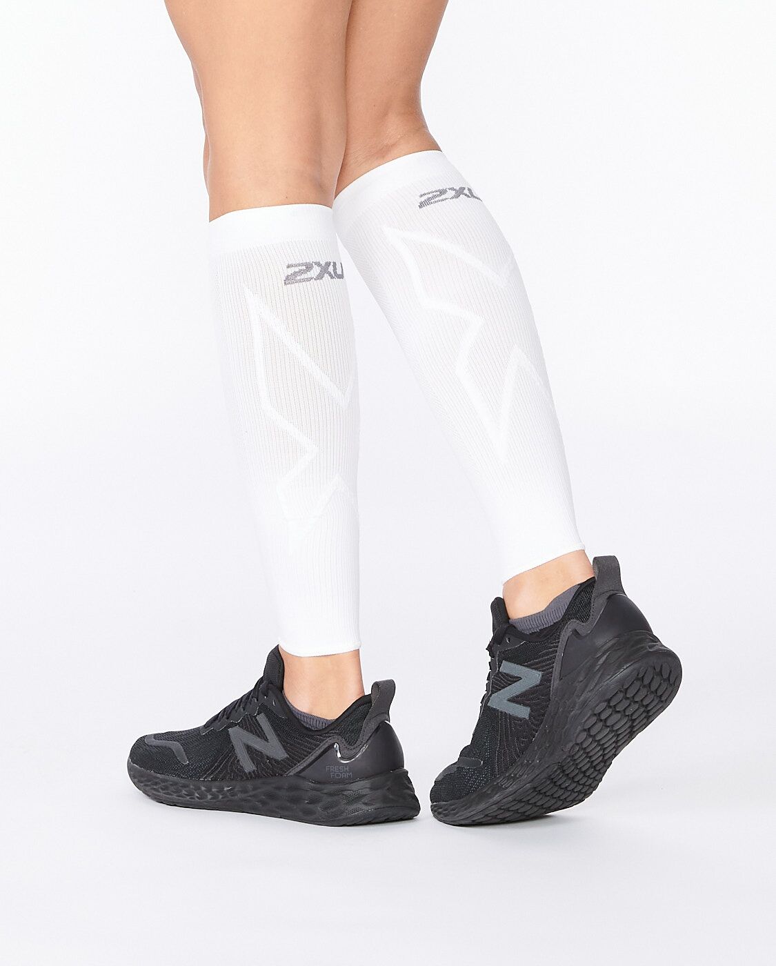 2XU South Africa - X Compression Calf Sleeves - White/White