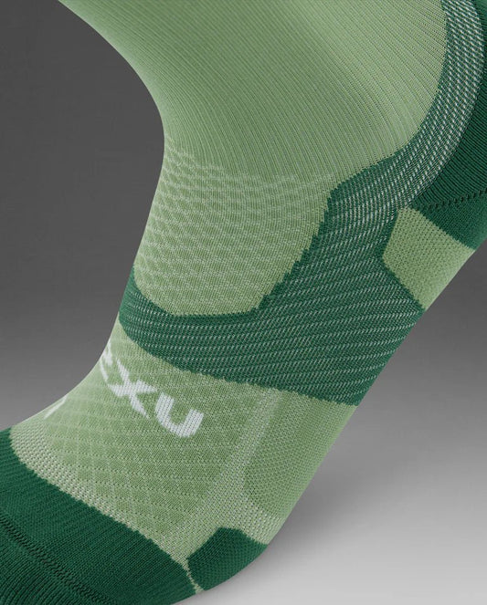 2XU South Africa - Unisex Vectr Light Cushion Crew Socks - Eucalyptus/Fern Green