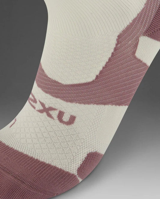 2XU South Africa - Unisex Vectr Light Cushion Crew Socks - Harbor Mist/Dusted Grape