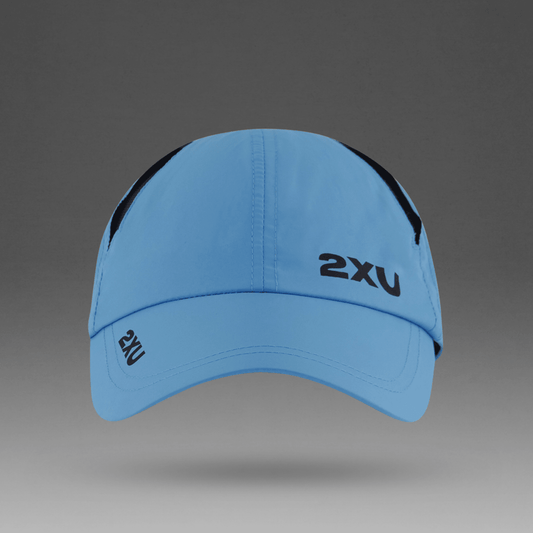 2XU South Africa - Run Cap - Azure Blue/Black