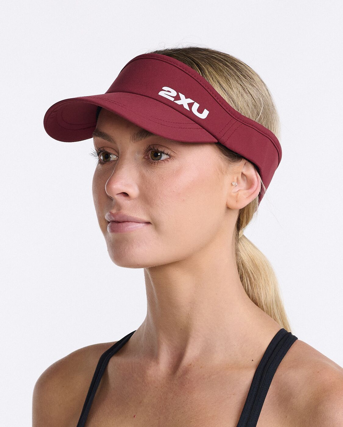 2XU South Africa - Run Visor - TRU/WHT