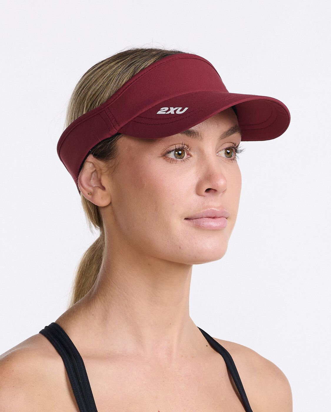 2XU South Africa - Run Visor - TRU/WHT