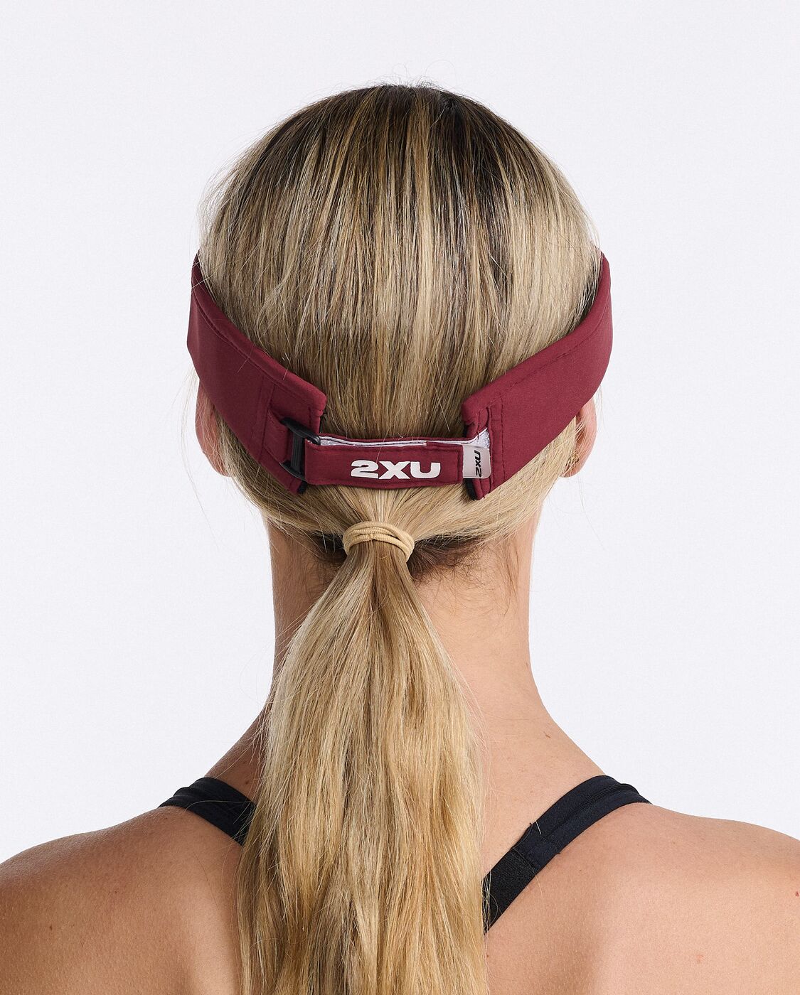 2XU South Africa - Run Visor - TRU/WHT