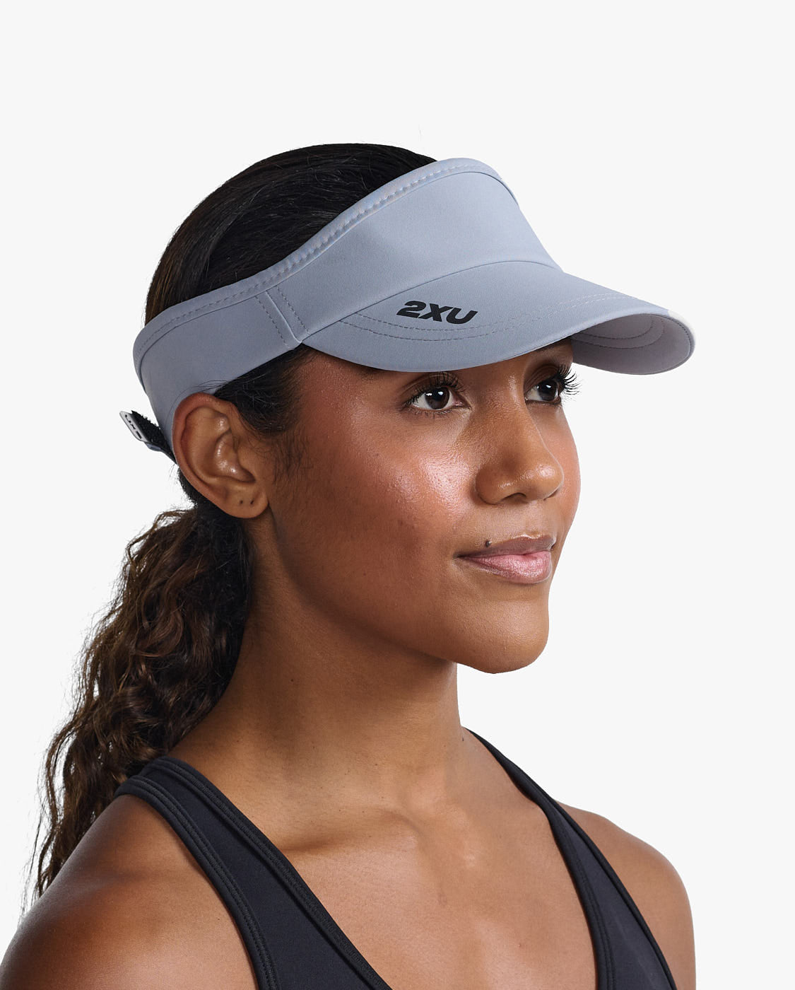 2XU South Africa - Run Visor - Weathervane/Black