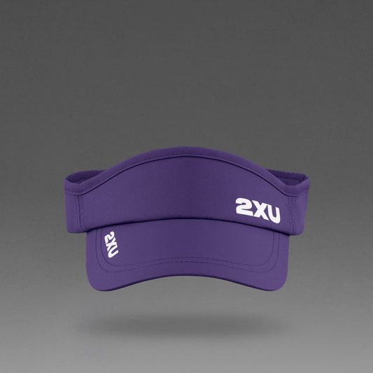 2XU South Africa - Run Visor - FDK/WHT