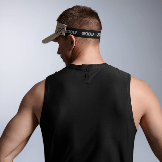 2XU South Africa - Performance Visor - Pebble/Black