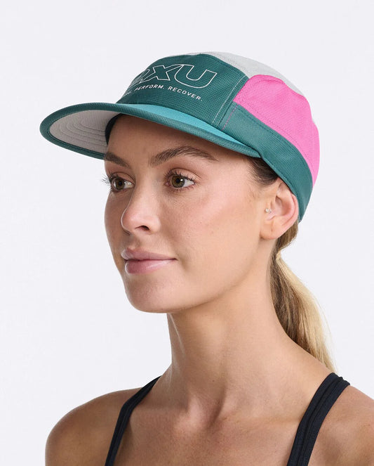 2XU Light Speed Cap - Pink/Grey