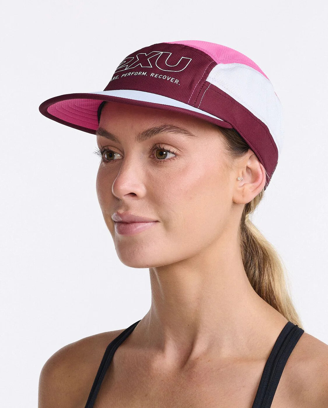 2XU Light Speed Cap - Maroon/Pink