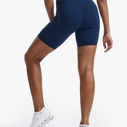 2XU South Africa - Women's Form Stash Hi - Rise Bike Shorts - MDN/MDN
