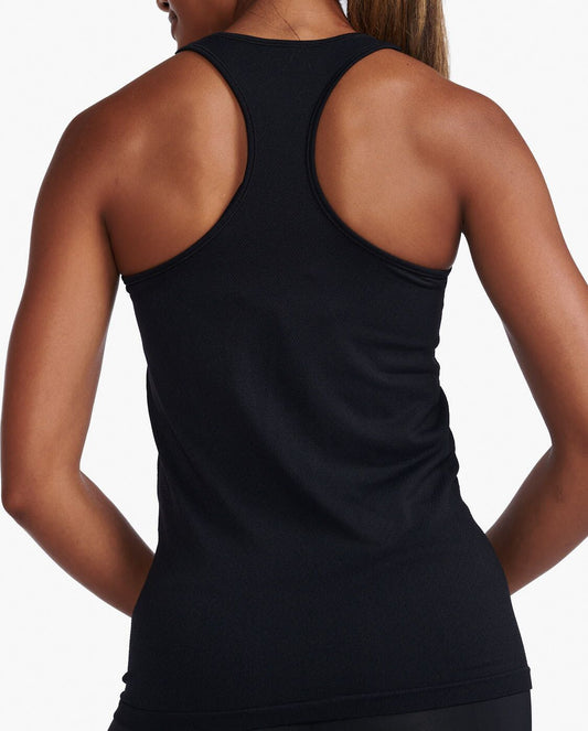 2XU South Africa - Women's Motion Training Vest - Black/Harbor Mist