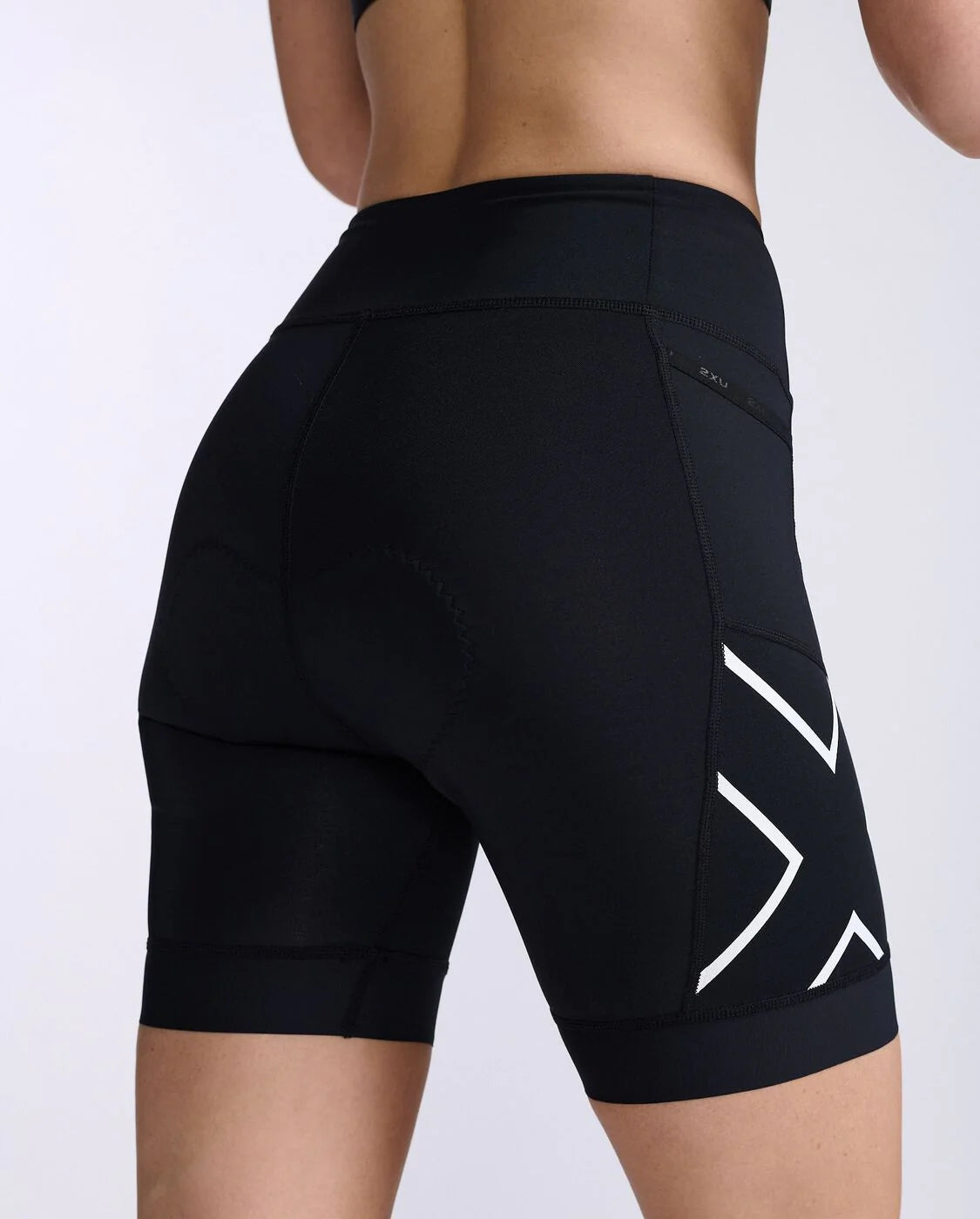 2XU Core 7 Inch Women's Tri Short - Black/White