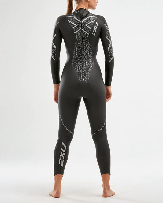 2XU Women's P2 Propel Wetsuit - Black/ Textural Geo