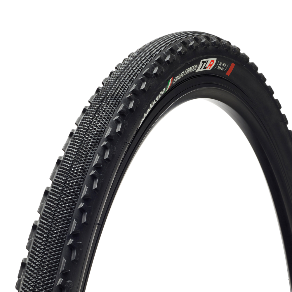 CHALLENGE Gravel Grinder V 700x42 Tubeless Tire 120tpi - Black