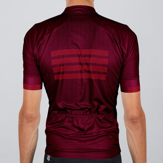 SPORTFUL Wire Jersey 2021 - Red Wine Red Rumba Gold