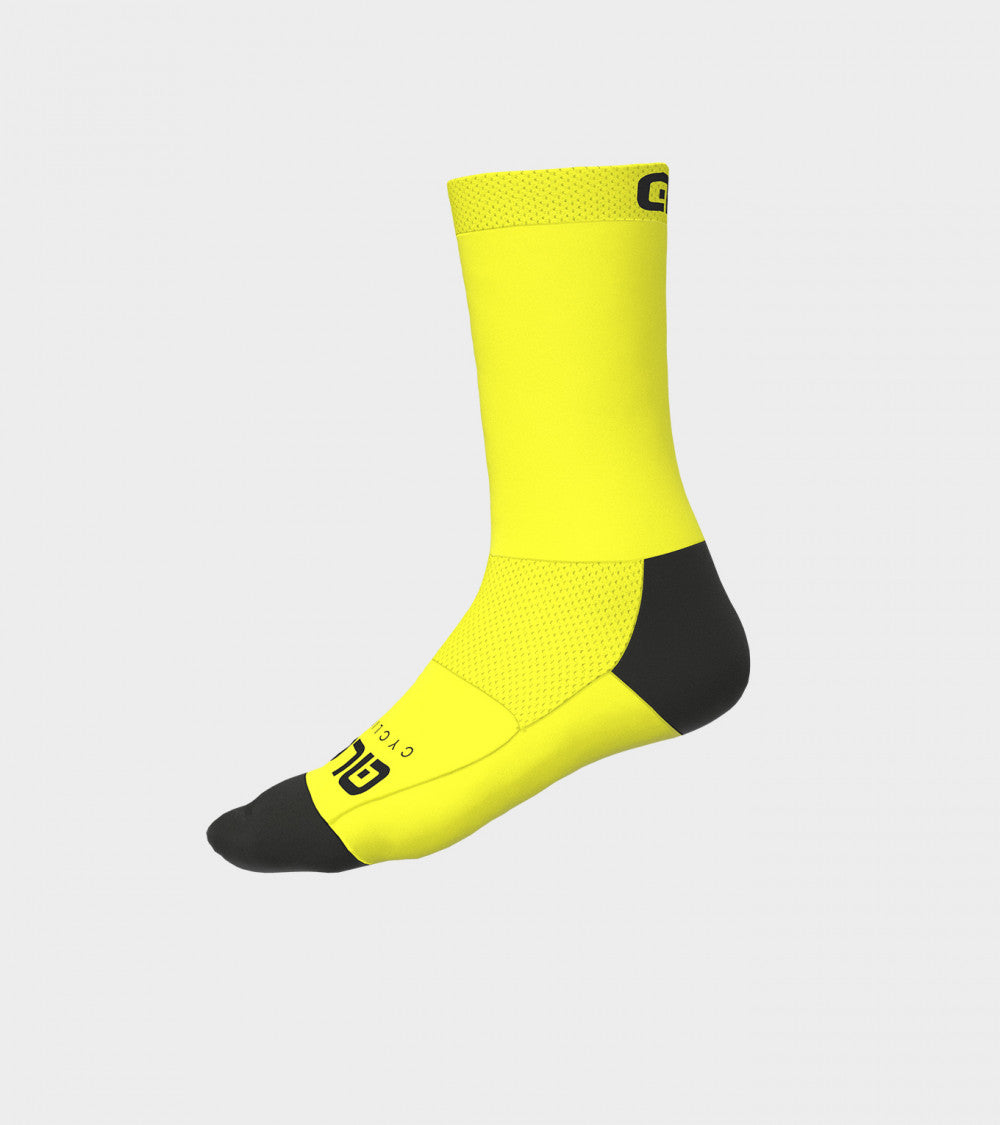 ALÈ Team Socks - Fluo Yellow / Black