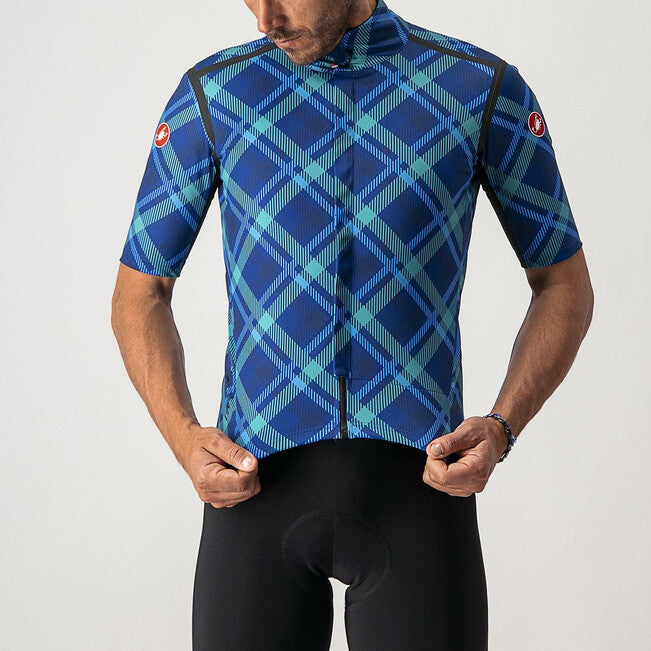 CASTELLI Gabba ros Ocean Blue / Malachite Green-Pla