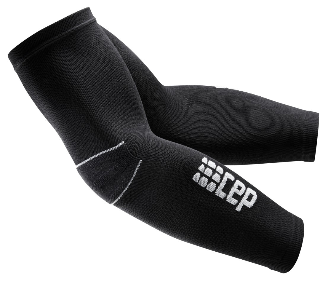 CEP Compression Arm Sleeves Unisex - Black / Grey Length 2 (48 - 56cm)