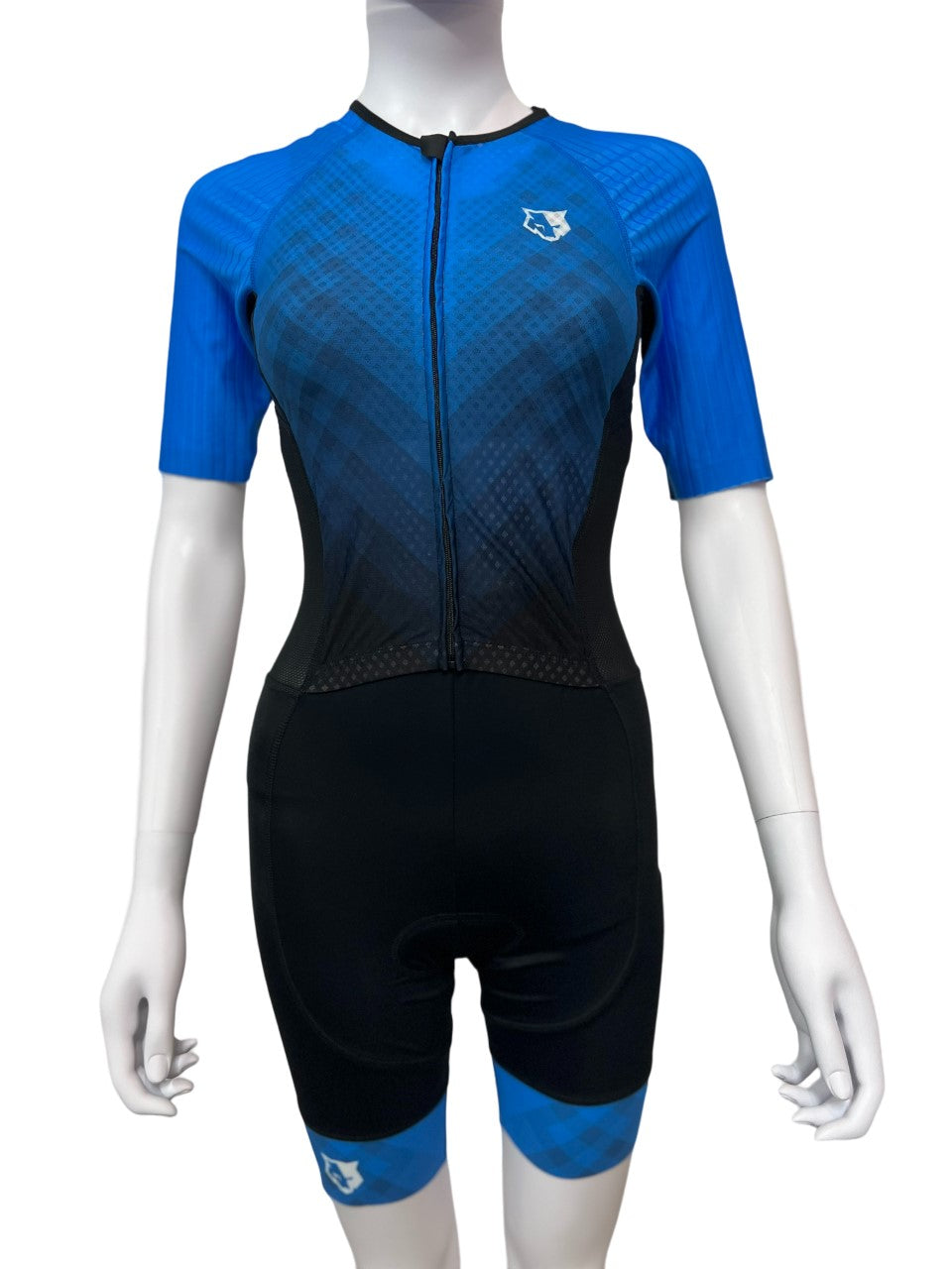 FLOWOLF SS Women's Triathlon Race Suit - Blue