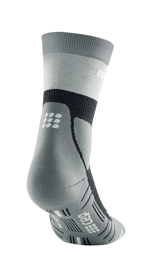 CEP Hiking Light Merino Mid Cut Sock Women's - Stone Gray/Gray