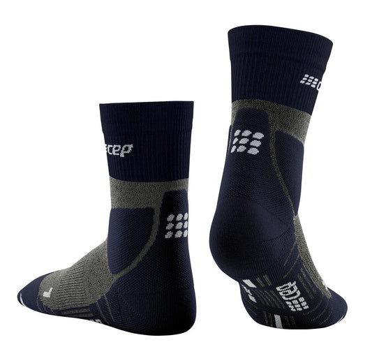 CEP Hiking Merino Mid Cut Sock Men's - Peacoat/Gray