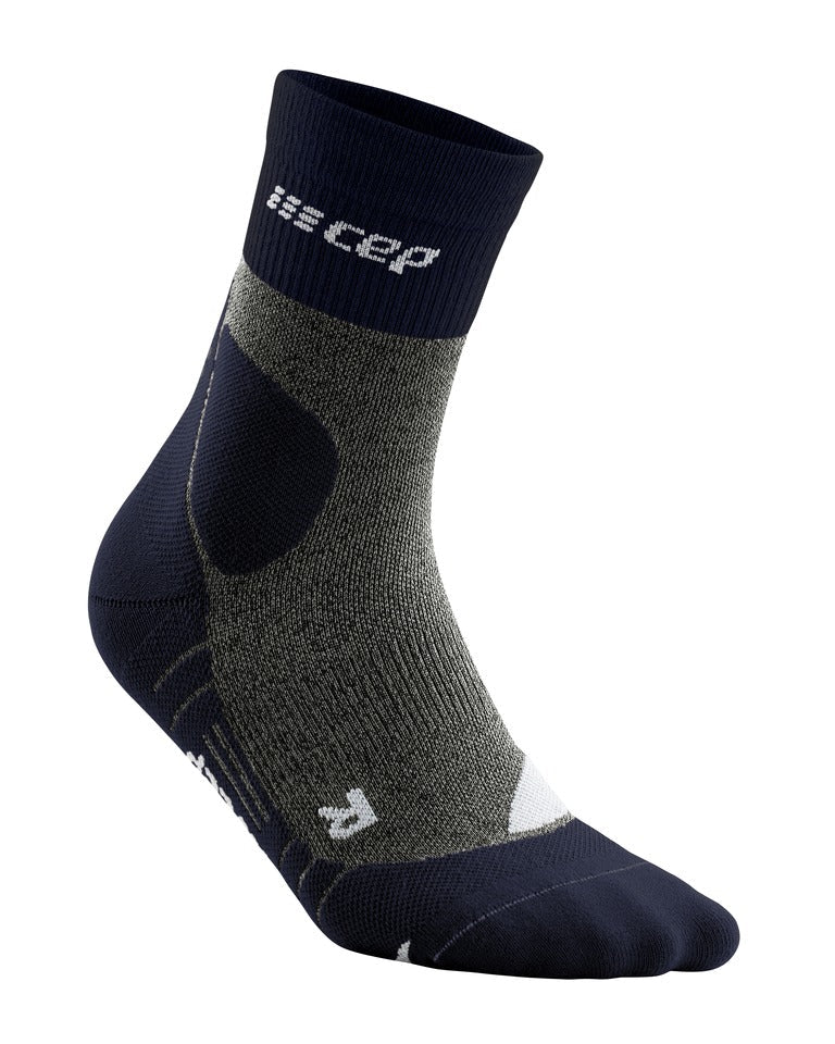 CEP Hiking Merino Mid Cut Sock Men's - Peacoat/Gray