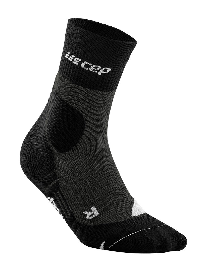CEP Hiking Merino Mid Cut Sock Women's - Stone Gray/Gray