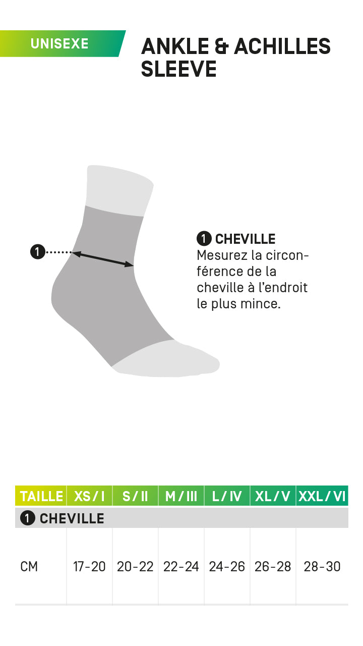 CEP Ortho Ankle Sleeve Unisex - BLACK/GREY
