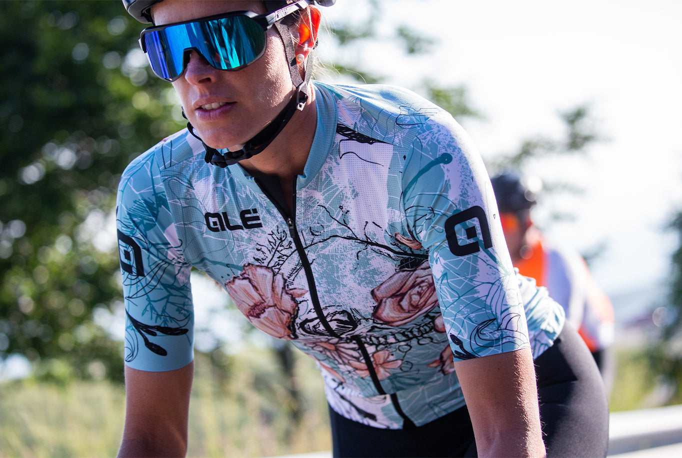 ALÈ Skull Women's Jersey - Acqua