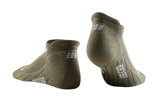 CEP Run Compression Socks Men's No Show - Olive