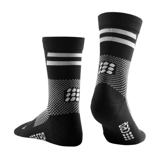 CEP Training Compression Socks Unisex Mid Cut- Black