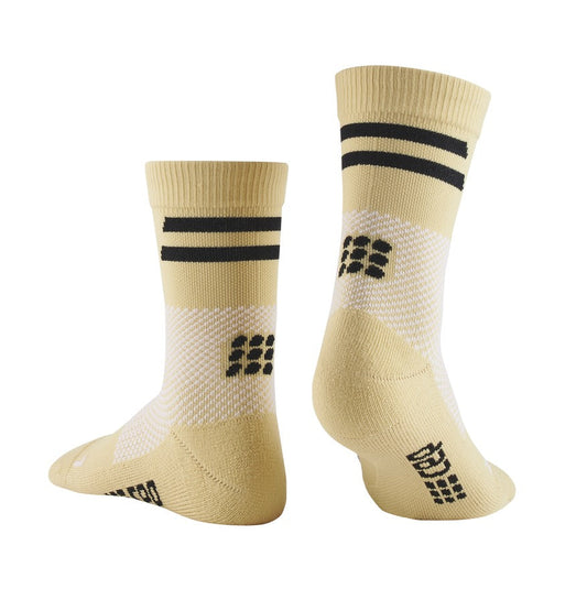 CEP Training Compression Socks Unisex Mid Cut- Sand