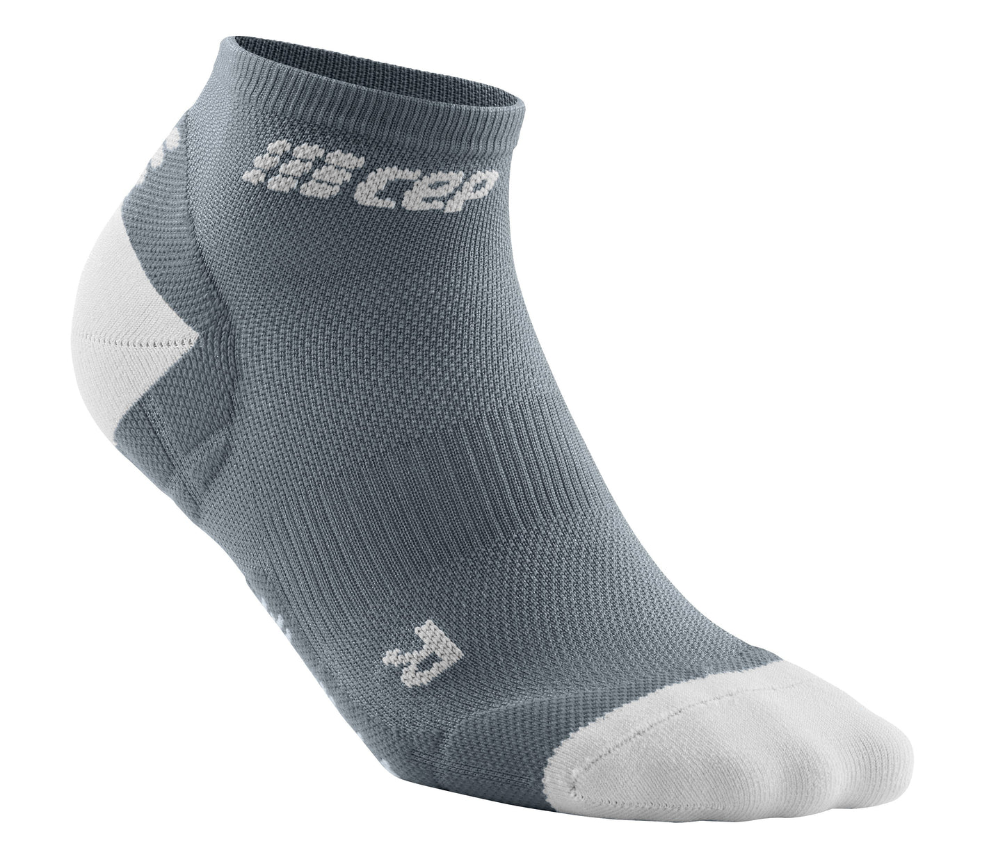 CEP Ultralight Low Cut Compression Sock Men's -Gray /Light Gray
