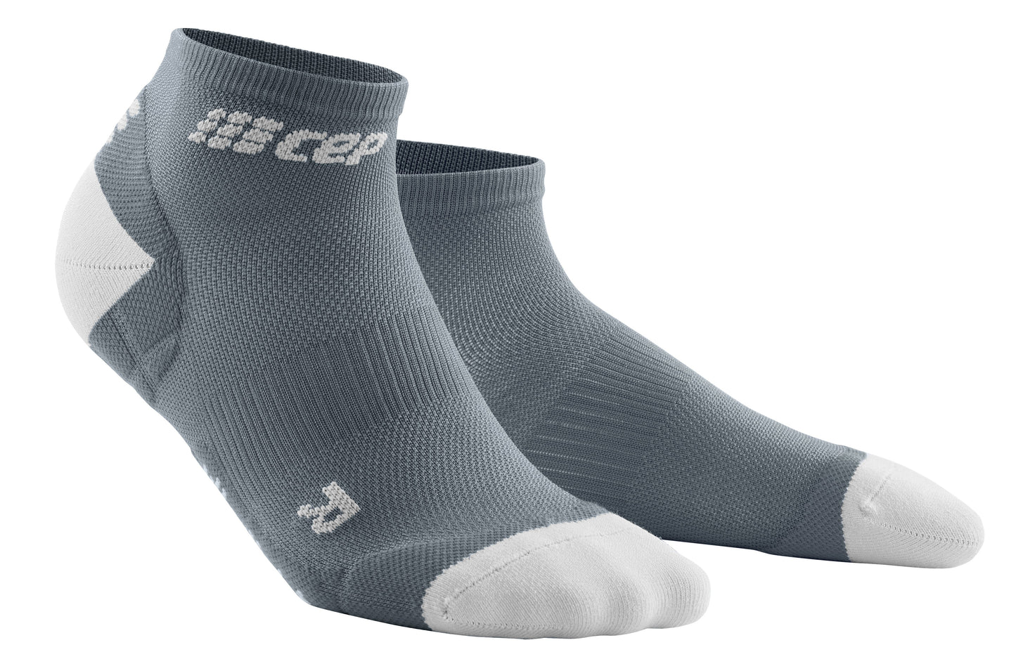 CEP Ultralight Low Cut Compression Sock Men's -Gray /Light Gray