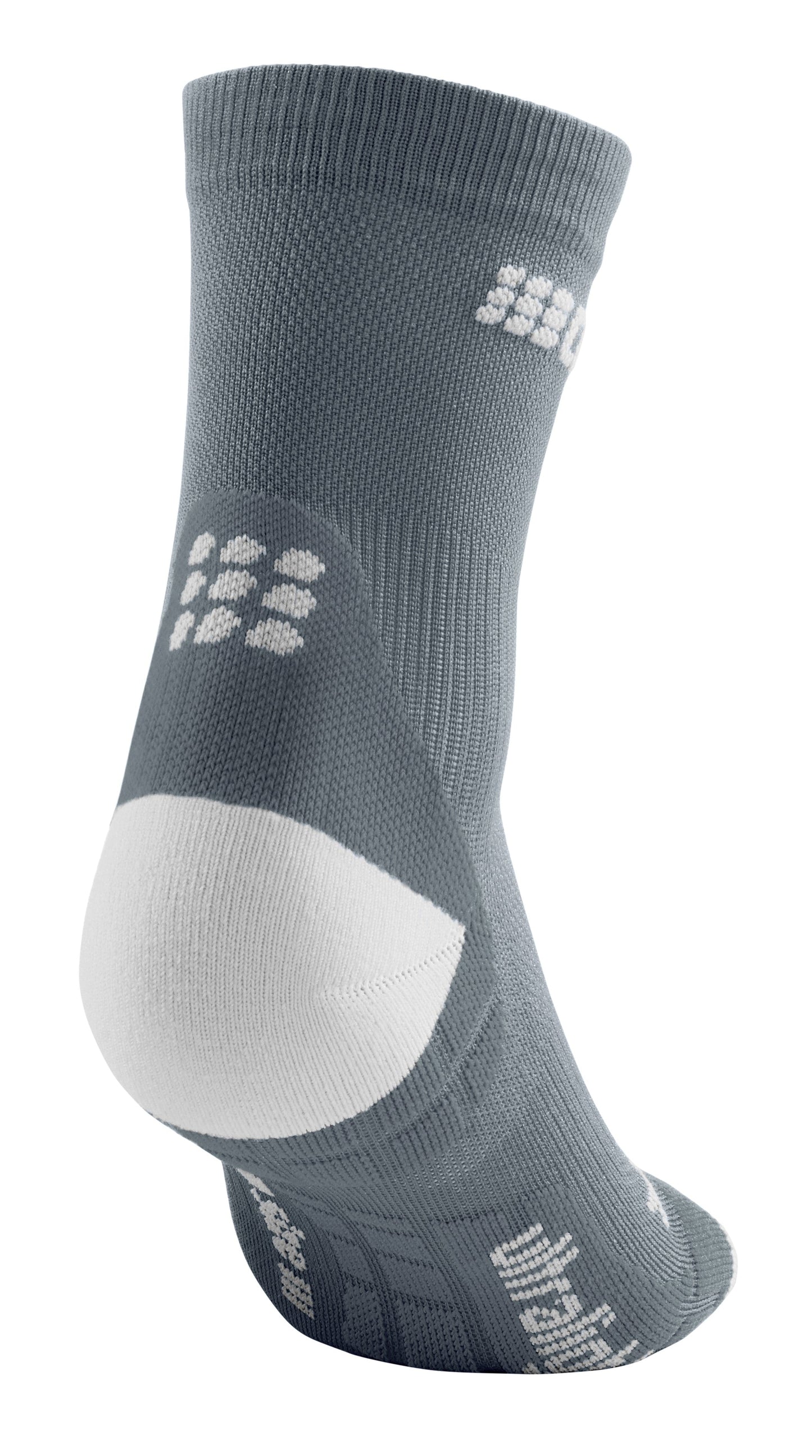 CEP Ultralight Short Compression Sock Men's - Gray / Light Gray