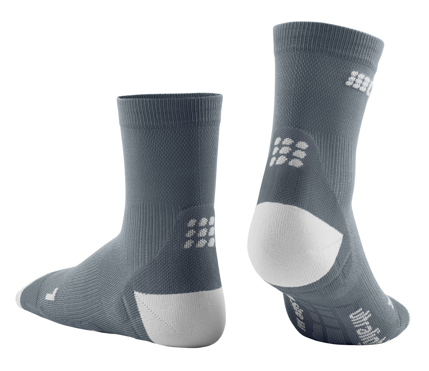 CEP Ultralight  Short Compression Sock Men's - Gray / Light Gray