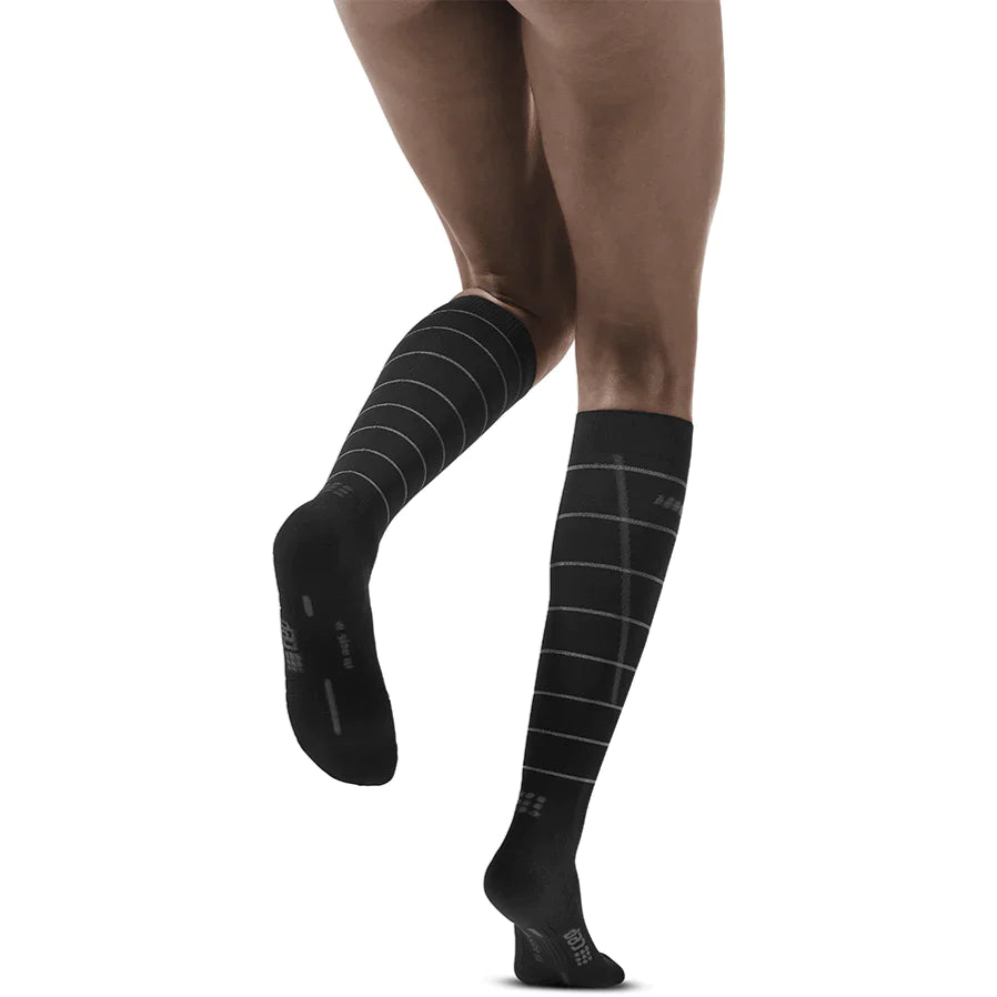 CEP Reflective Tall Sock Women's - Black