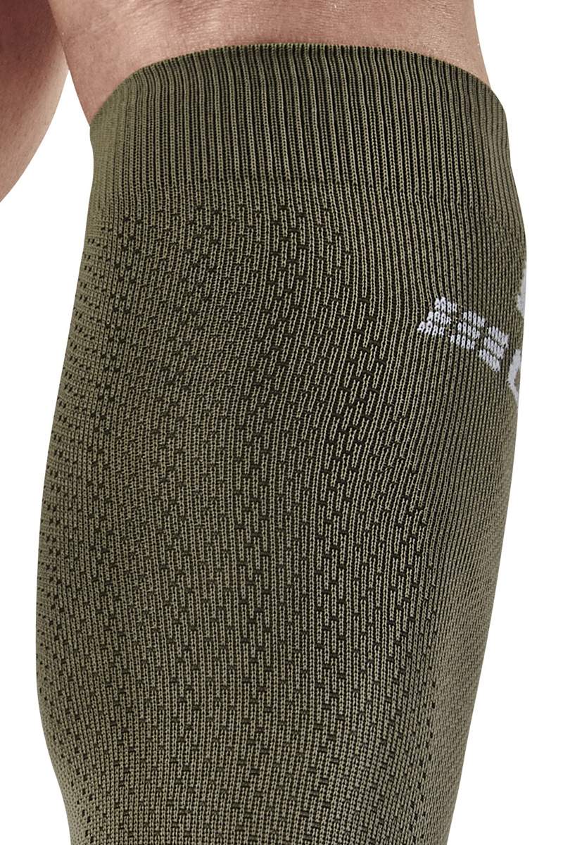 CEP Run Compression Socks Tall Men's - Olive / Black