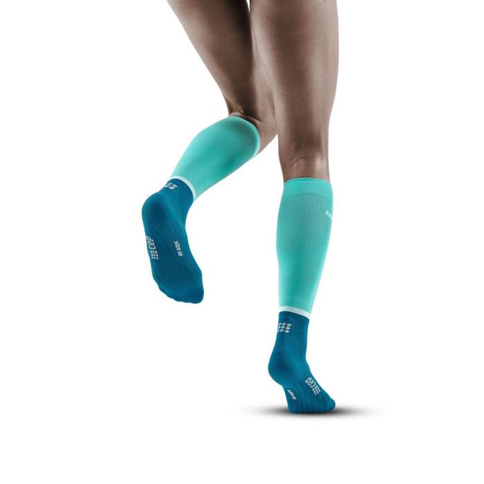 CEP Run Compression Socks Tall Women's - Ocean / Petrol