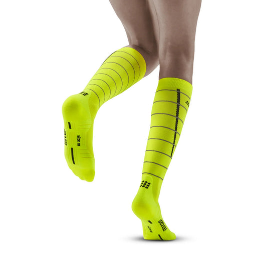 CEP Reflective Tall Sock Women's - Neon Yellow
