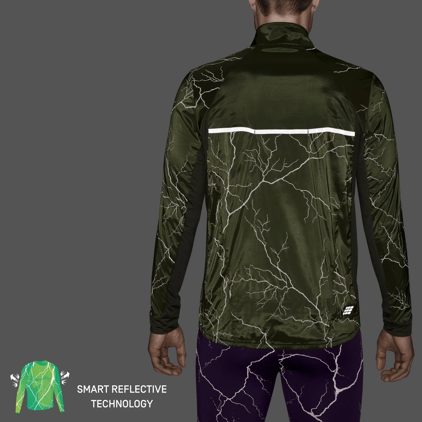 CEP Reflective Windbreaker Men's - Dark Green